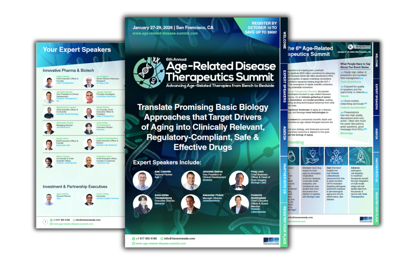 6th Age-Related Disease Therapeutics Summit - Brochure Image 6th Age-Related Disease Therapeutics Summit - Brochure Image